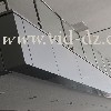 GVP: garde-corps inox et verre trempe 10mm fixer avec les pattes.