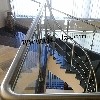 RL01:rampe d'escalier poli miroirs avec les lisses.