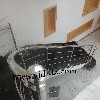 RL01:rampe d'escalier poli miroirs avec les lisses.