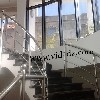 RL01:rampe d'escalier poli miroirs avec les lisses.