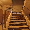 RL01:rampe d'escalier poli miroirs avec les lisses.