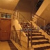 RL01:rampe d'escalier poli miroirs avec les lisses.