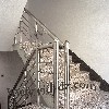 RL01:rampe d'escalier poli miroirs avec les lisses.