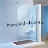 Separation pour salle de bain en verre trempe 10mm