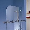 Separation pour salle de bain en verre trempe 10mm